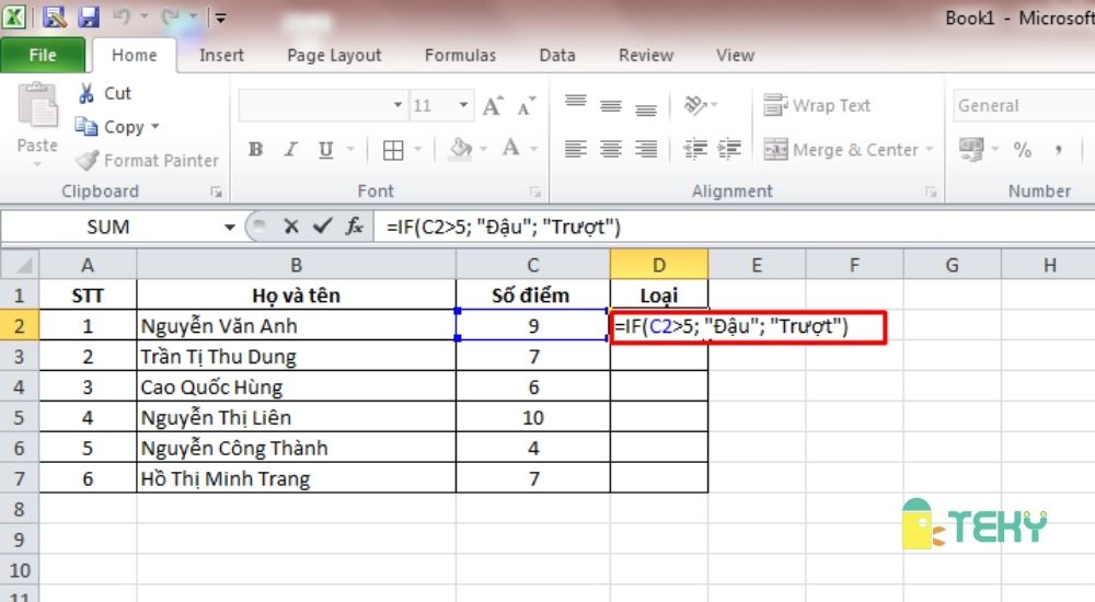 Hàm if nhiều điều kiện và cách dùng đơn giản, tiện ích trong excel