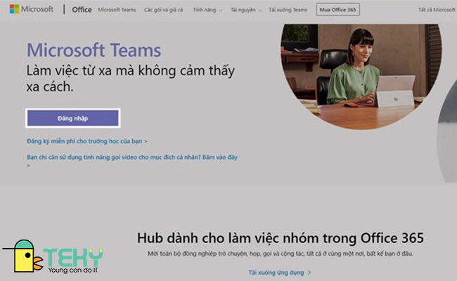 Cách tải Microsoft Teams trên máy tính