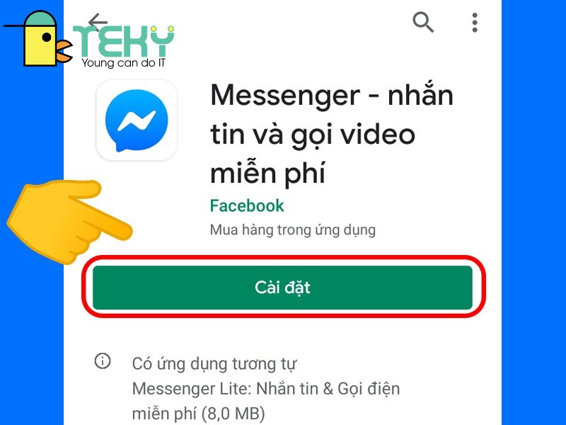 Cách đăng nhập vào messenger