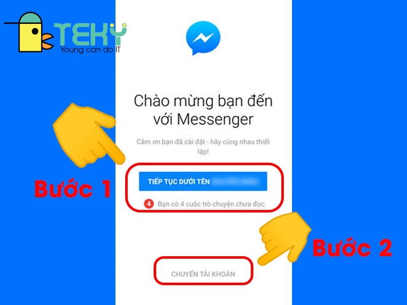 Cách đăng nhập vào messenger