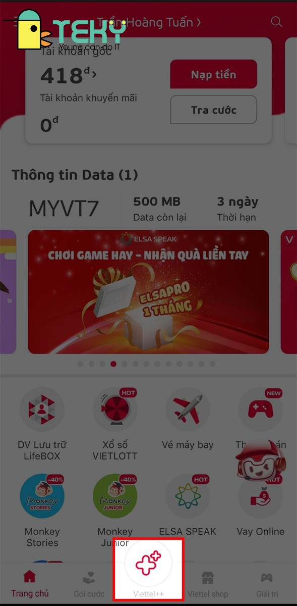 Cách đổi điểm viettel