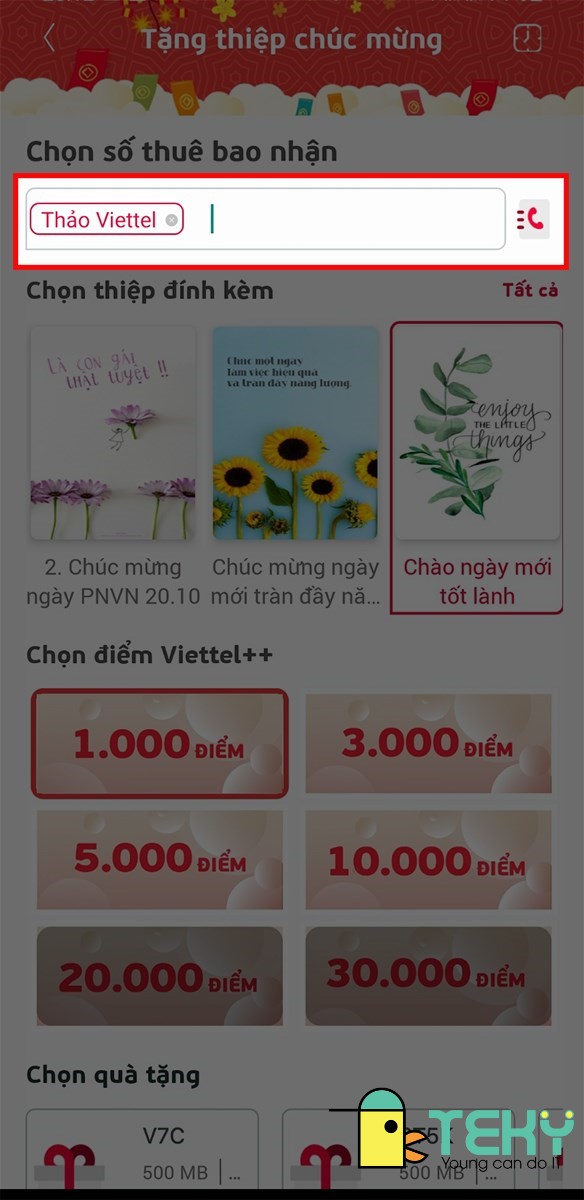 Cách đổi điểm viettel