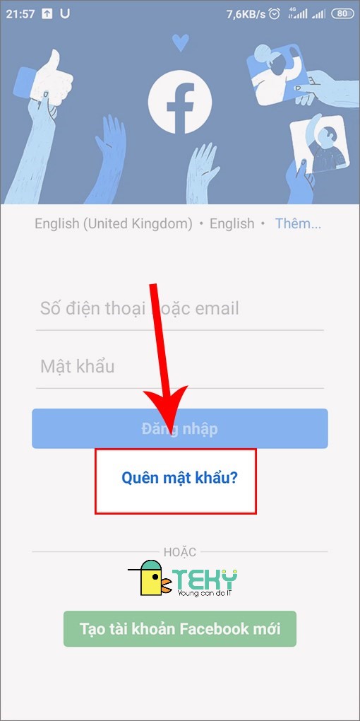 Cách lấy lại mật khẩu Facebook