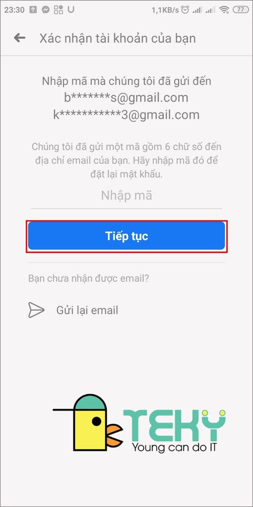 Cách lấy lại mật khẩu Facebook