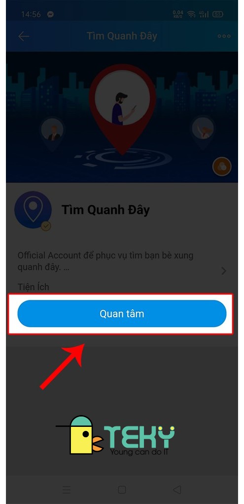 Tìm quanh đây zalo