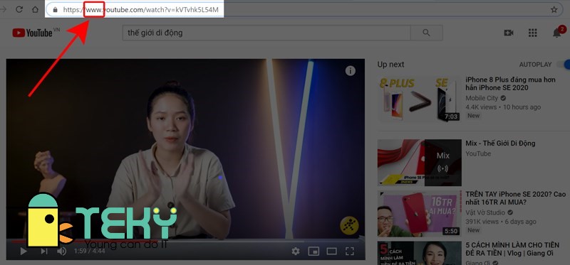 Tải video YouTube về điện thoại