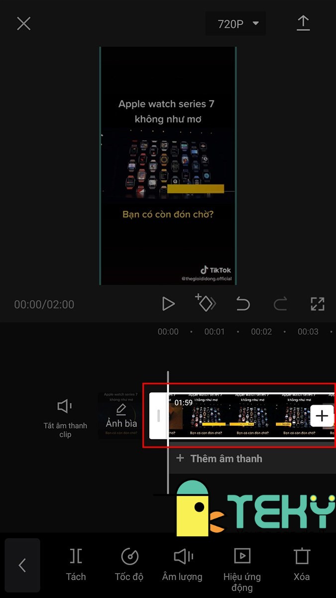 Cách cắt video trên capcut cực nhanh tại Teky 