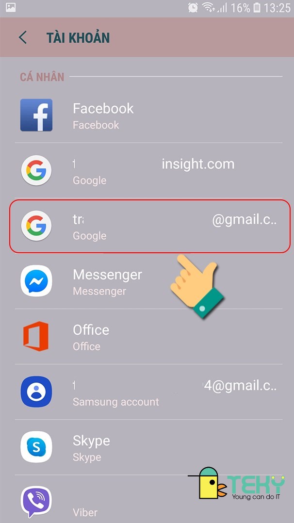 Cách đăng xuất Gmail trên điện thoại