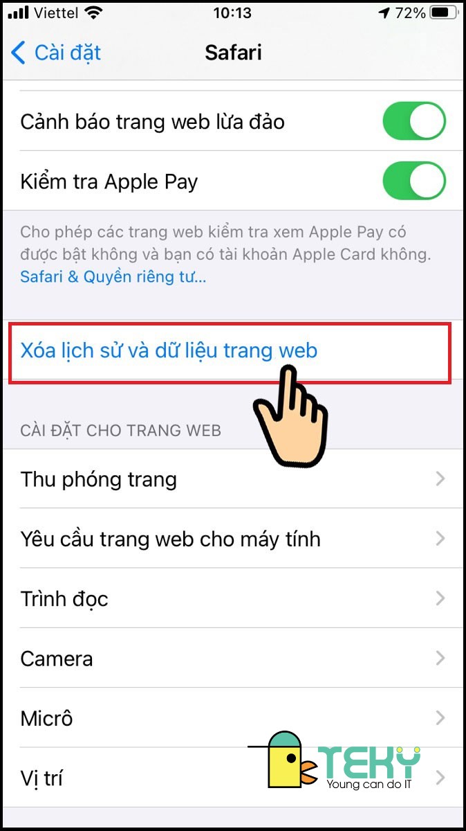 Cách xóa dung lượng khác trên iphone