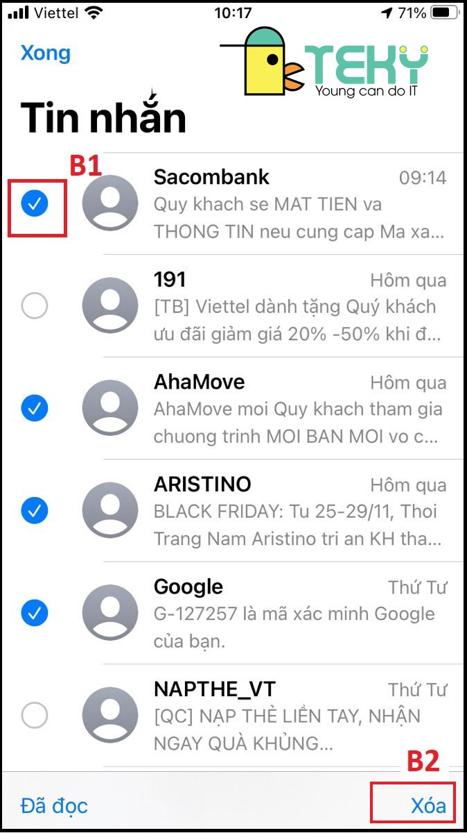 Cách xóa dung lượng khác trên iphone