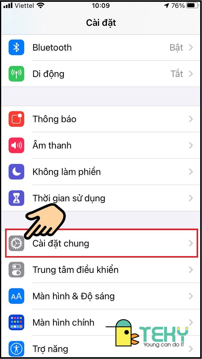 Cách xóa dung lượng khác trên iphone