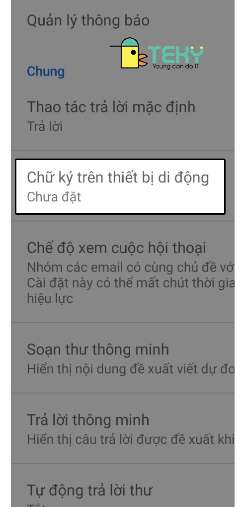 Tạo chữ ký gmail