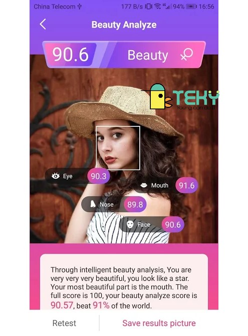 App chấm điểm khuôn mặt cực độc đáo hiện nay
