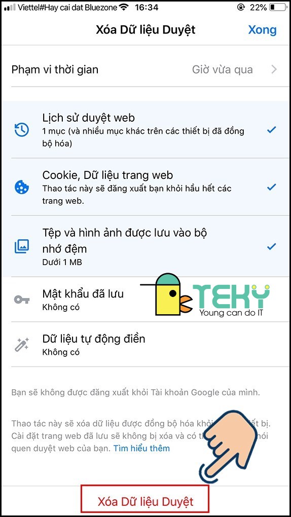 Hướng dẫn xóa cache trình duyệt mới nhất hiện nay