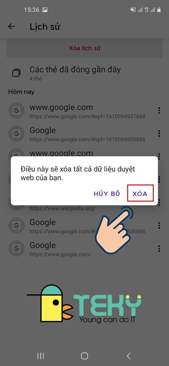 Hướng dẫn xóa cache trình duyệt mới nhất hiện nay