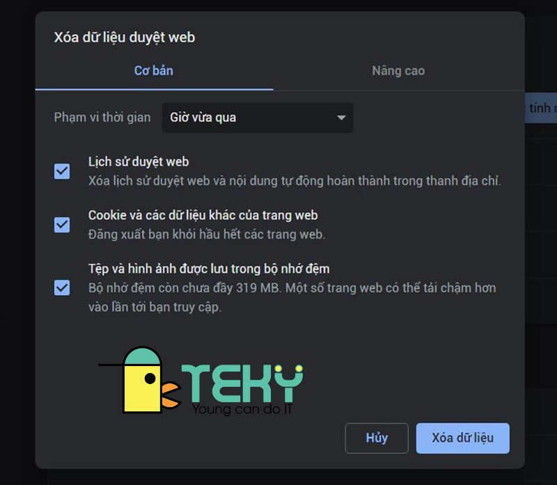 Hướng dẫn xóa cache trình duyệt mới nhất hiện nay