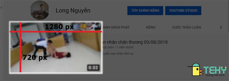 kích thước ảnh bìa youtube