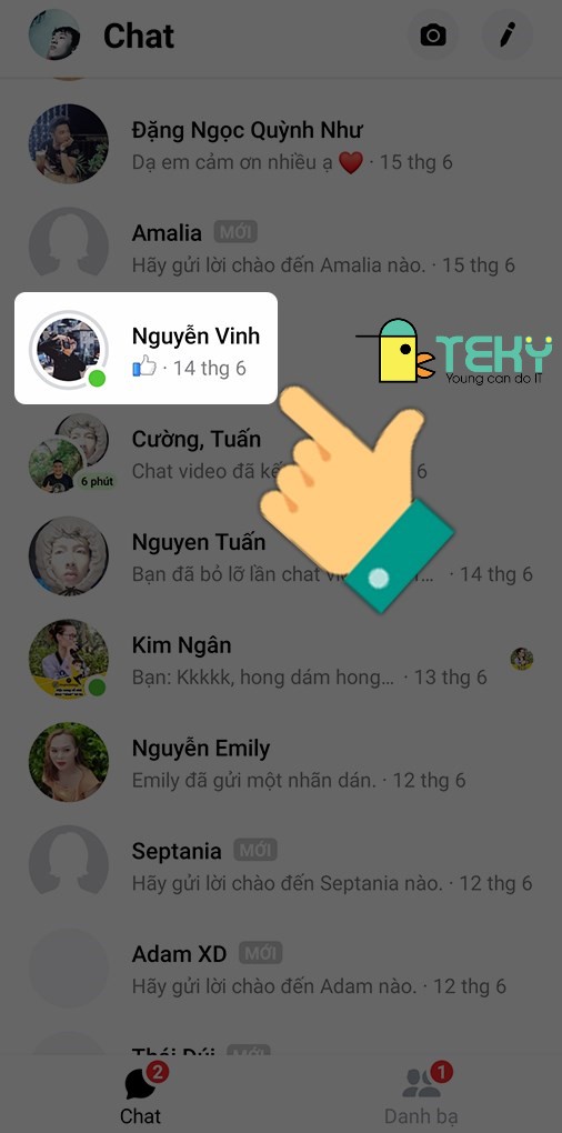 Cách xem tin nhắn lưu trữ trên messenger