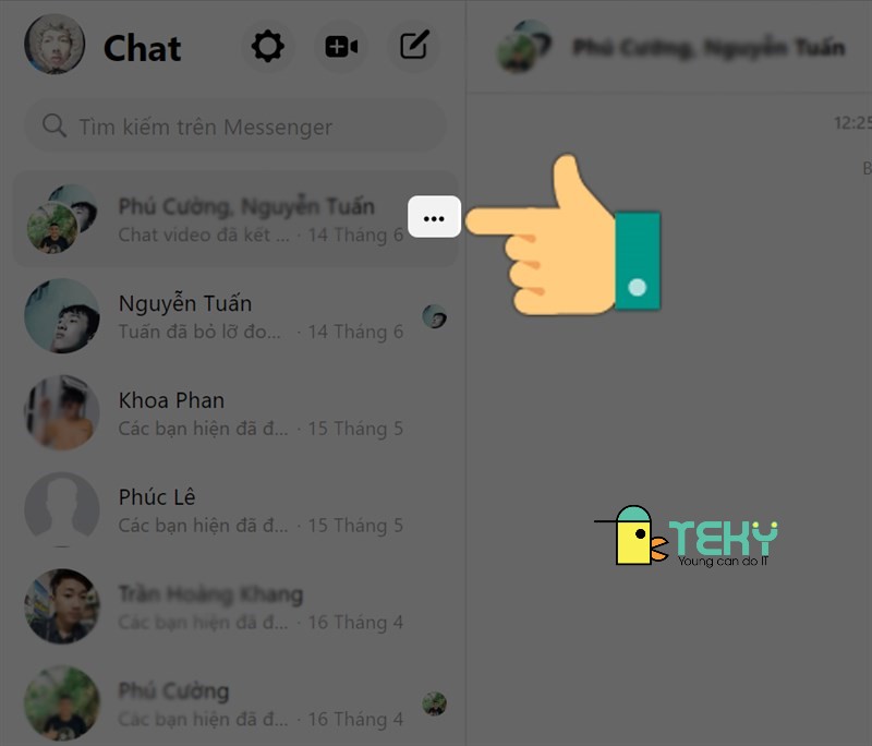 Cách xem tin nhắn lưu trữ trên messenger