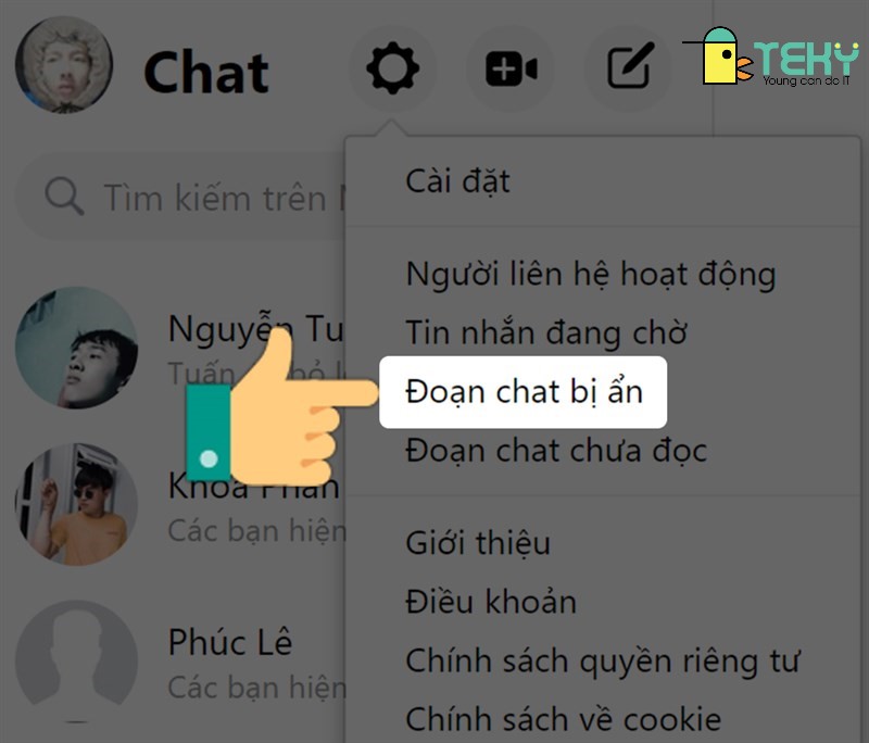 Cách xem tin nhắn lưu trữ trên messenger