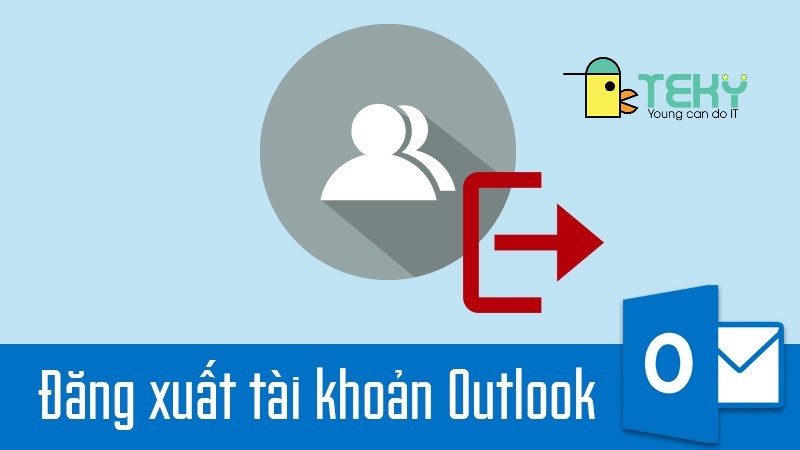 đăng xuất Outlook