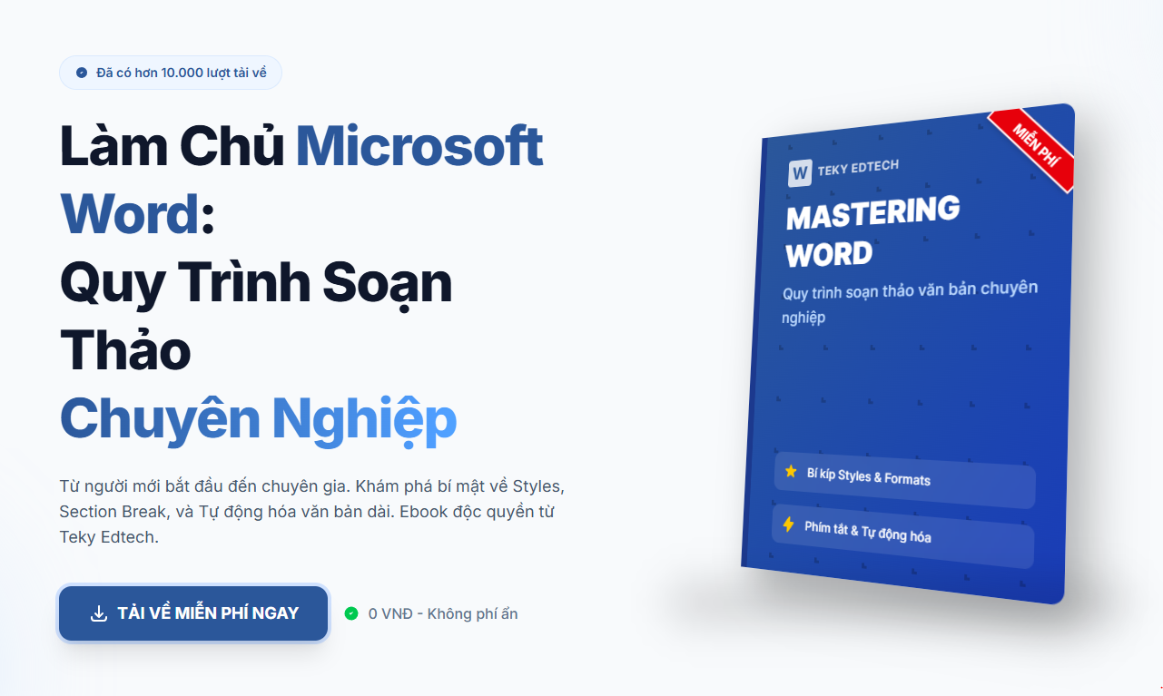 Nhận Ebook Master Word