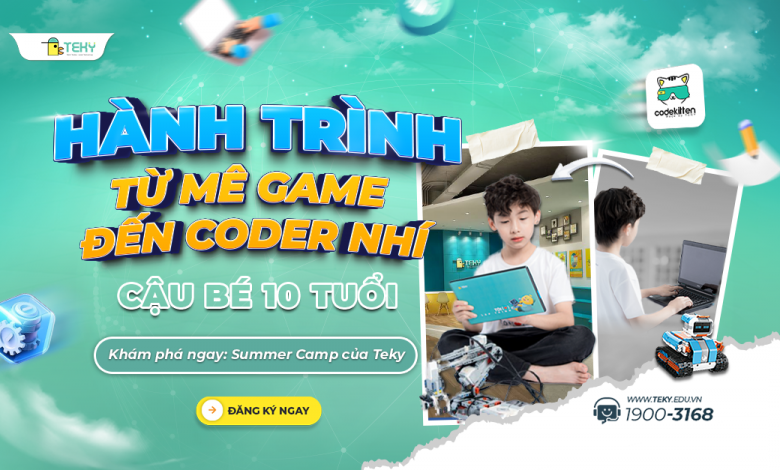 Hành trình mê game đến coder nhí của cậu bé 10 tuổi