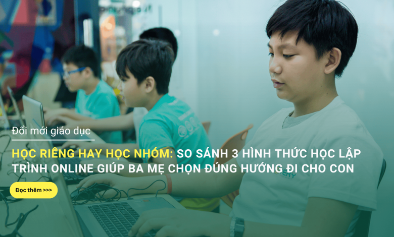 Học lập trình online cho trẻ em