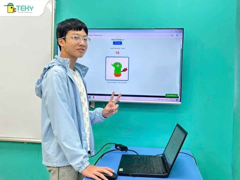 tekid-gia-binh-va-san-pham-cuoi-khoa-monster-coins-tai-khoa-sieu-nhan-lap-trinh-web