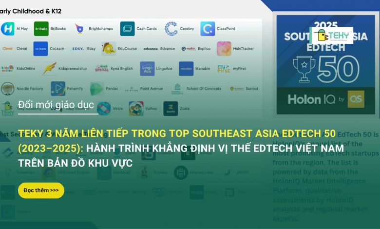 TEKY LỌT TOP 50 EDTECH TRIỂN VỌNG ĐÔNG NAM Á 2025