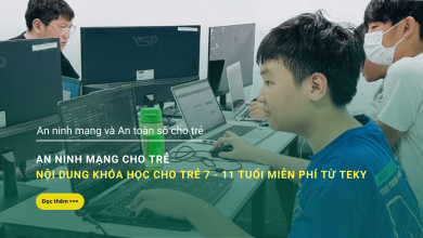 an ninh mạng cho trẻ