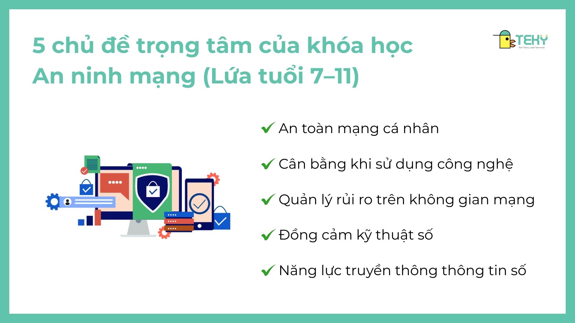 an ninh mạng cho trẻ