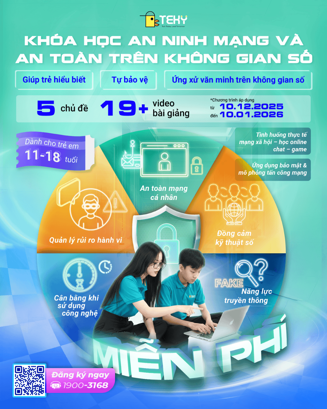 an ninh mạng cho trẻ