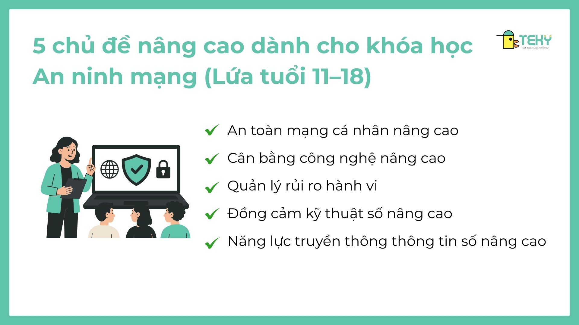 an ninh mạng cho trẻ