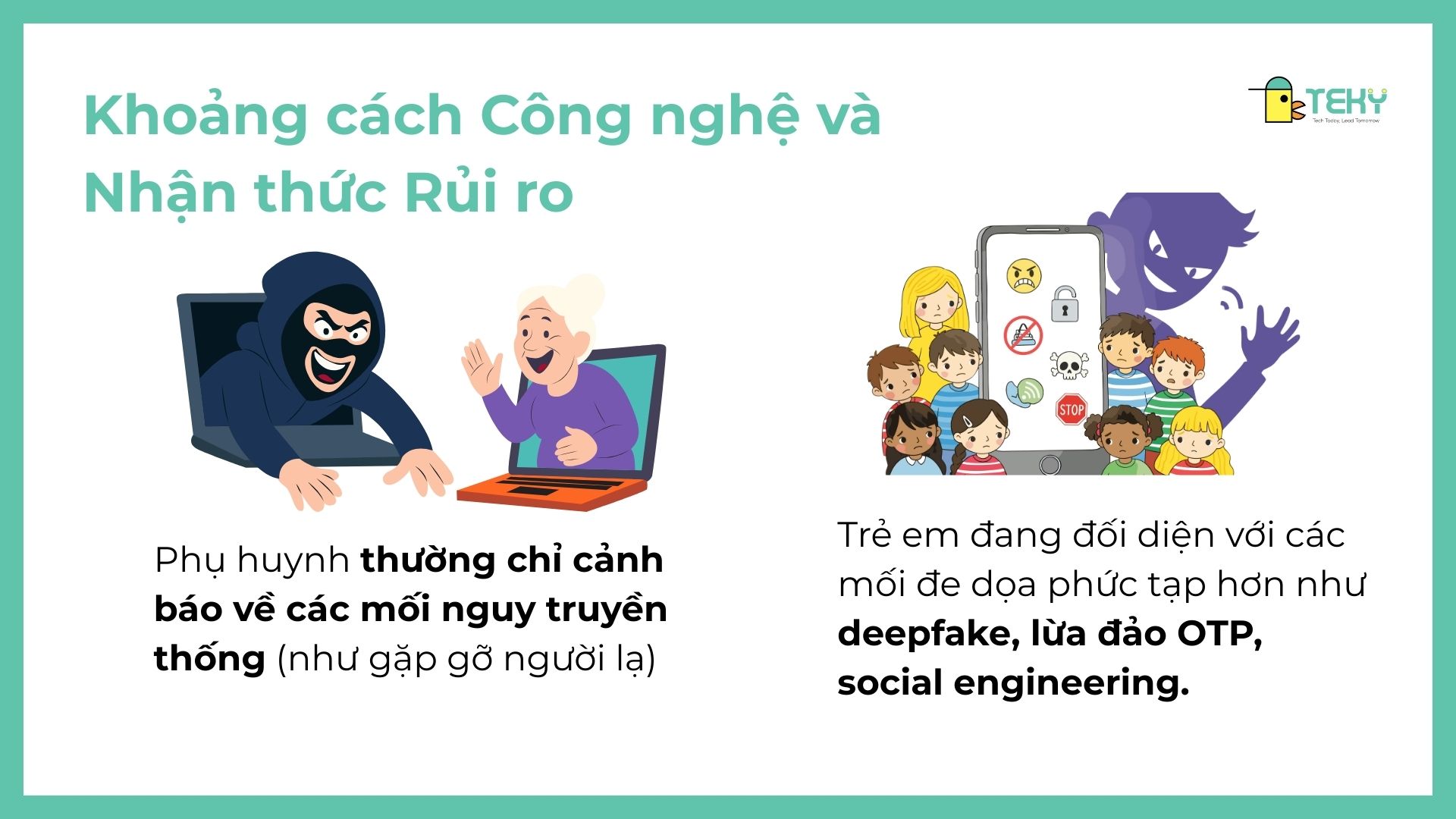 phòng tránh lừa đảo mạng ở trẻ