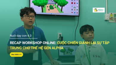 RECAP WORKSHOP ONLINE: Cuộc chiến giành lại sự tập trung cho thế hệ Gen Alpha - Khi phụ huynh bắt đầu “đi cùng” con trong kỷ nguyên số