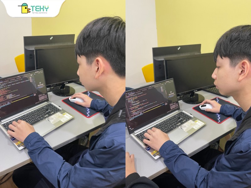 gia-minh-ngoi-code-trong-phong-lab
