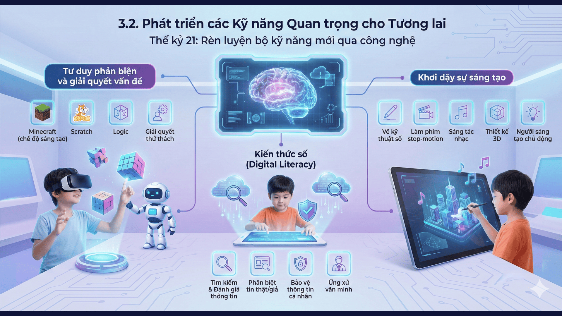 Phát triển kỹ năng quan trọng cho tương lai (Nguồn: Teky Edtech)