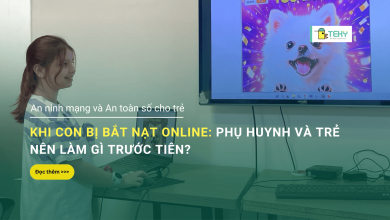 an ninh mạng cho trẻ