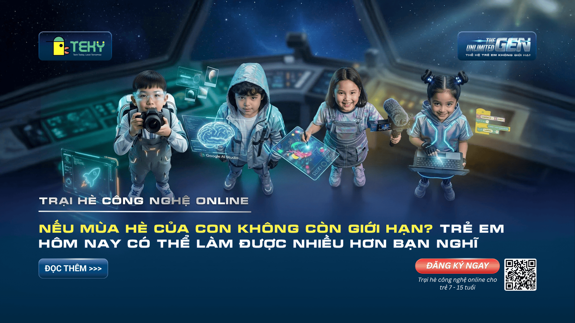 trại hè công nghệ online