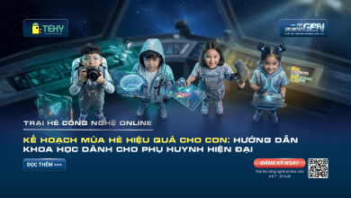 trại hè công nghệ online cho trẻ