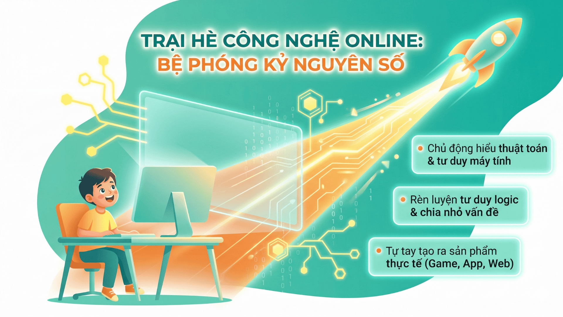 trại hè công nghệ online