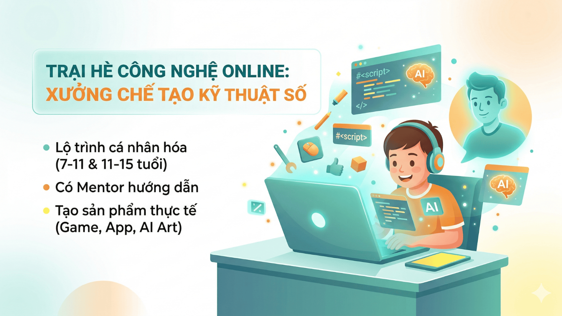 trại hè công nghệ online
