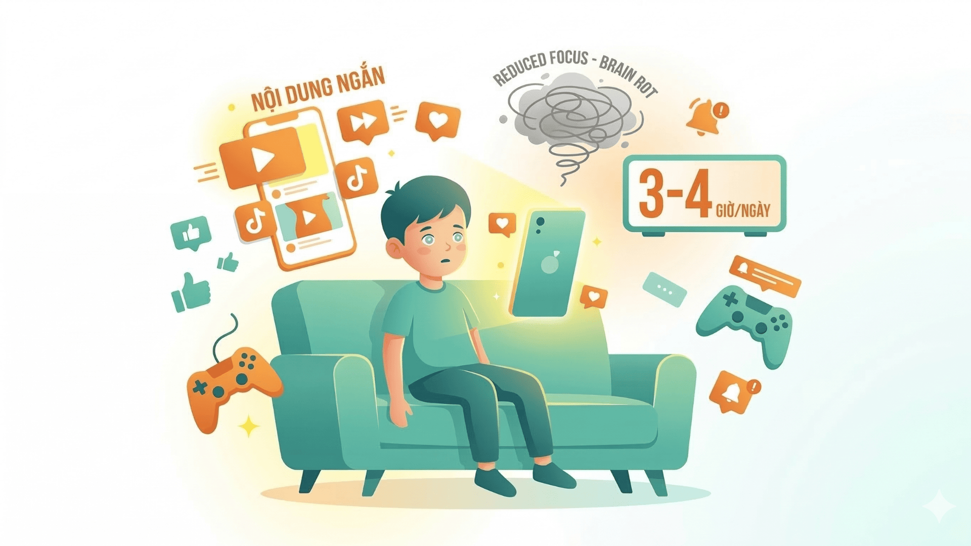 Thời gian sử dụng màn hình của trẻ ngày càng tăng