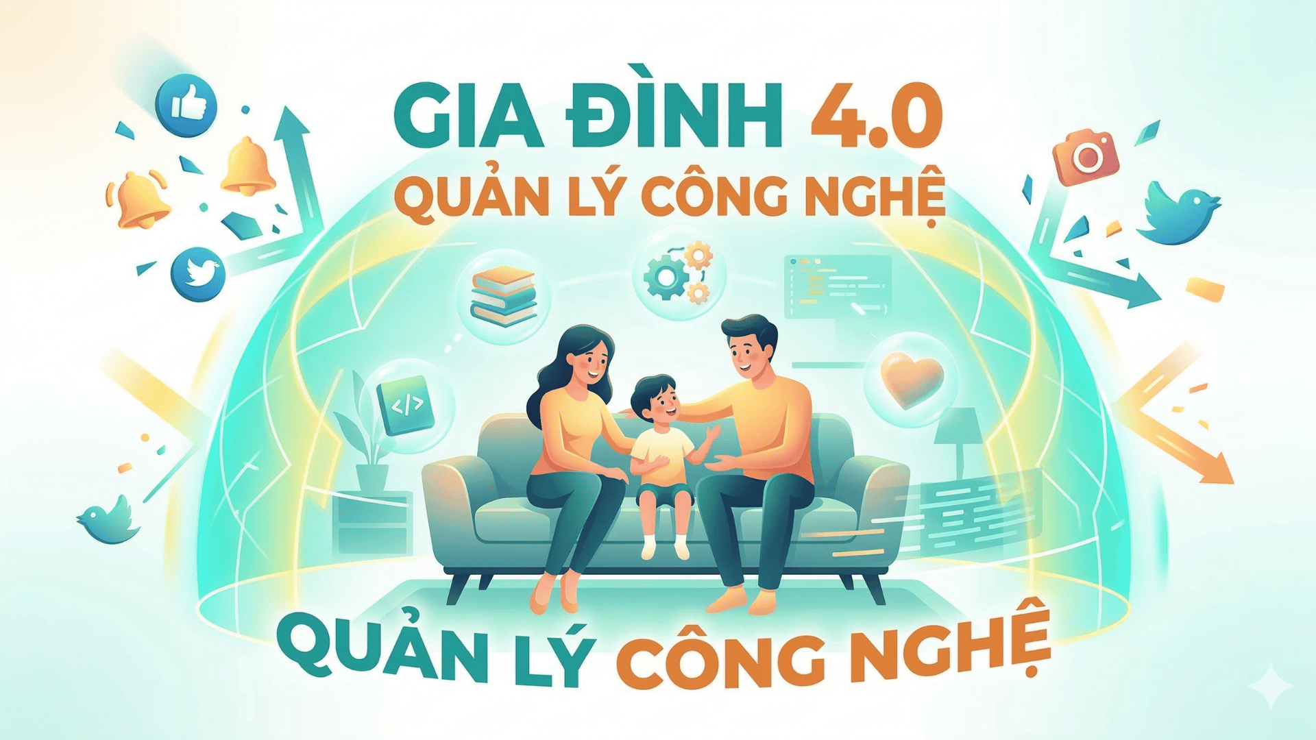 Khái niệm “Gia đình 4.0” được nhiều chuyên gia giáo dục sử dụng để mô tả mô hình gia đình có khả năng thích nghi và làm chủ môi trường số
