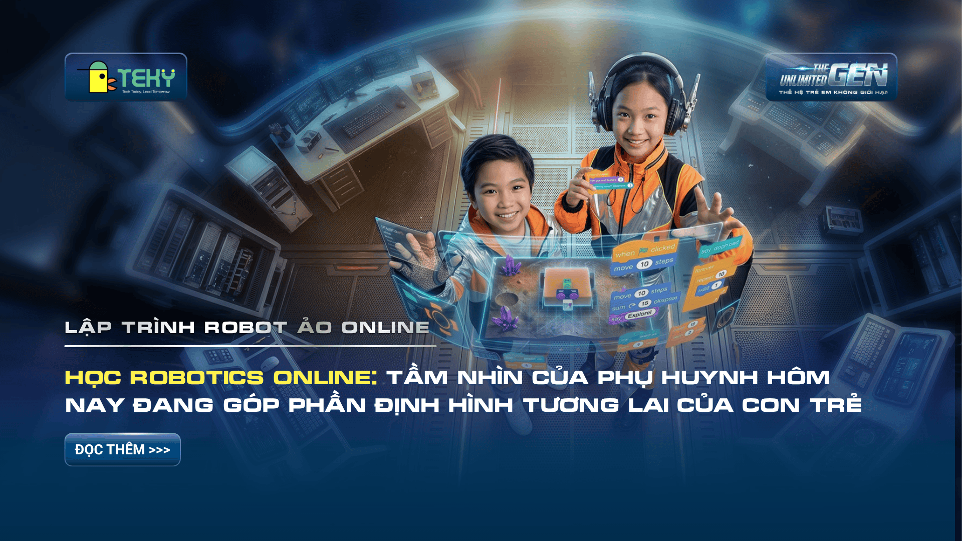 học robotics cho trẻ em