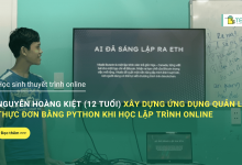học lập trình onlien cho trẻ