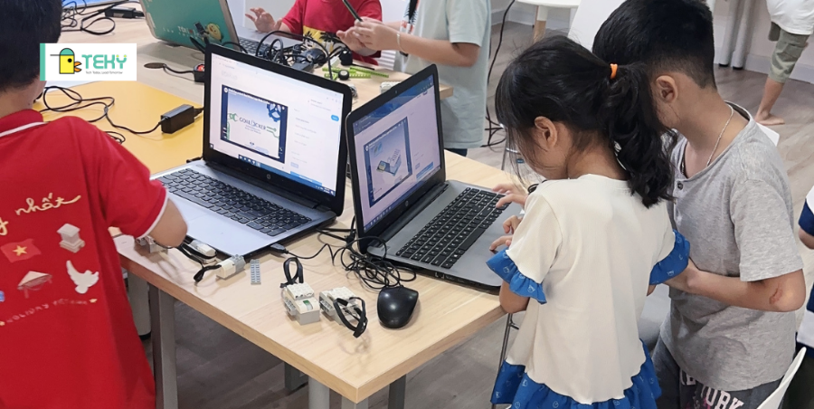 Học viên Teky luyện thi cho Hội thi Tin học trẻ toàn quốc 