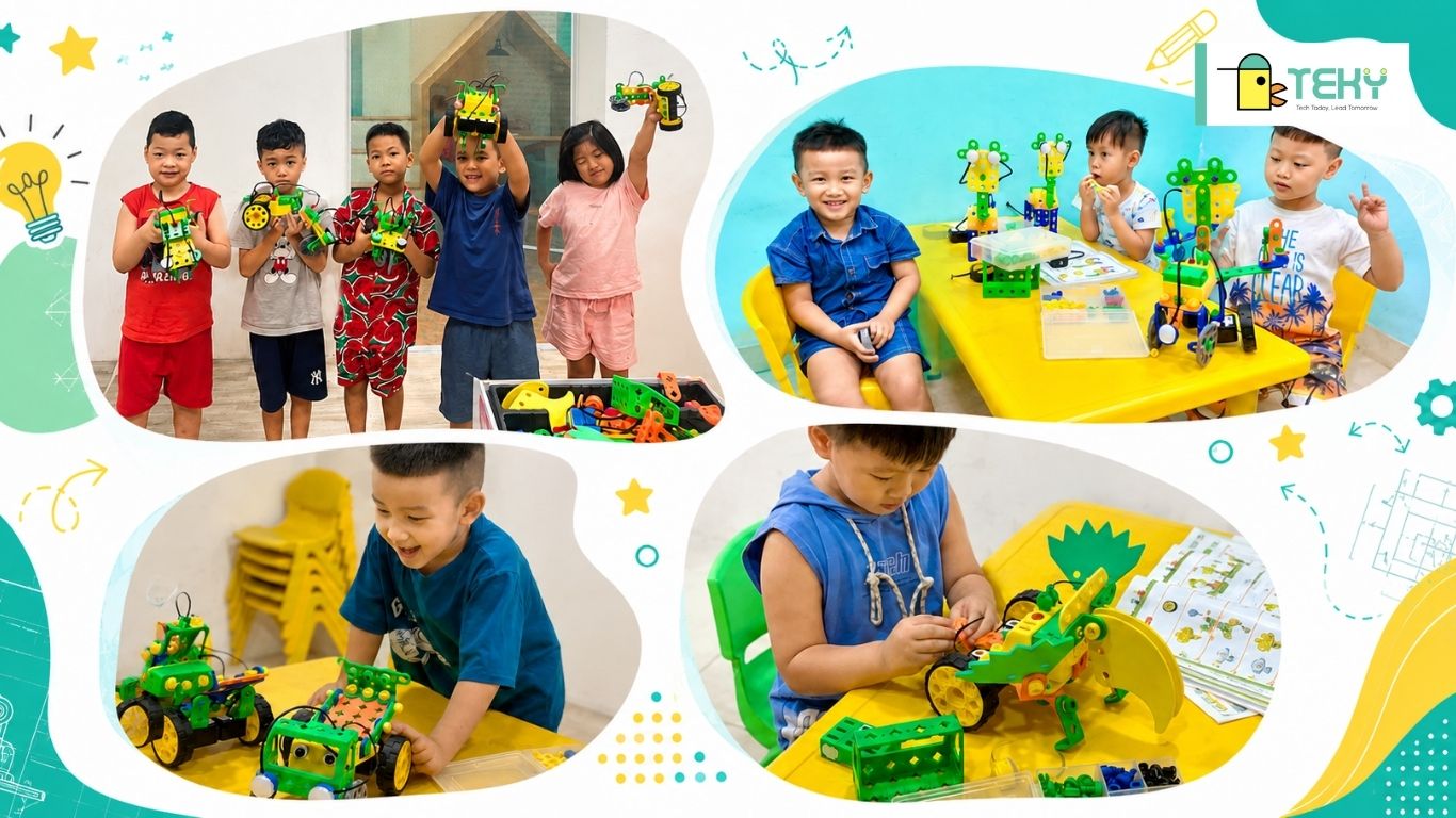 TEKID tự tay tạo ra các sản phẩm robot
