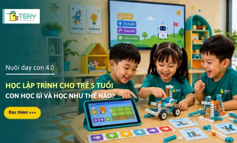 Trẻ 5 tuổi học lập trình